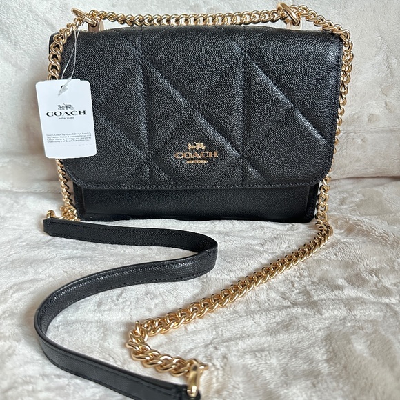 NWT!RARE!Coach Women's Shoulder Bag Klare Crossbody With Quilting In Black 91173 - Picture 1 of 8